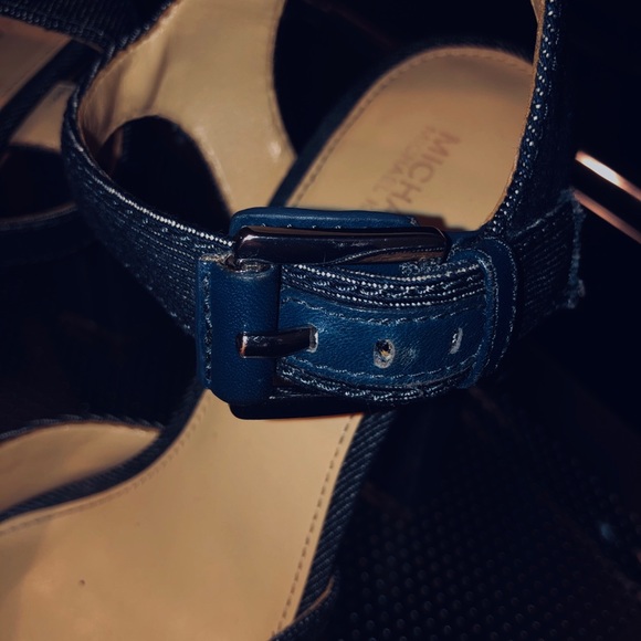 MICHAEL KORS Denim Peep-Toe Pump 👡💕 - Picture 3 of 6